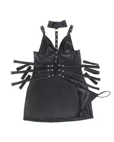 SUBBLIME - 954413 BODY BONDAGE EN CUIR NOIR L/XL