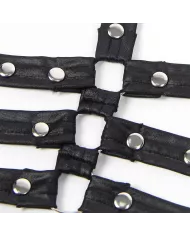 SUBBLIME - 954413 BODY BONDAGE EN CUIR NOIR L/XL SUBBLIME - 954413 BODY BONDAGE EN CUIR NOIR L/XL