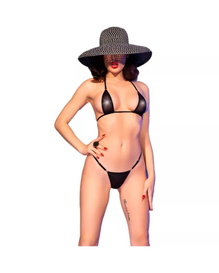 CHILIROSE - CR 4840 MICRO BIKINI NOIR S/M