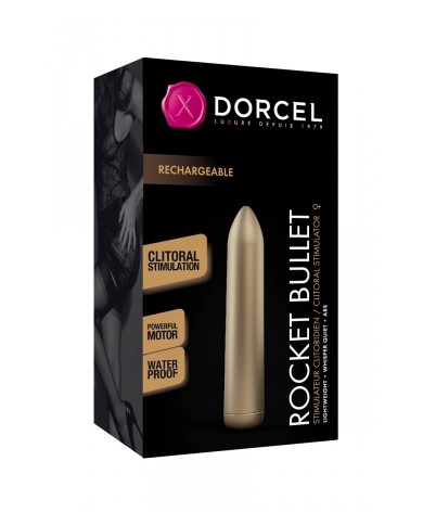 Mini vibro Rocket Bullet doré - Dorcel