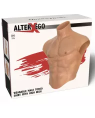 HIDDEN DESIRE - ALTER EGO CHEMISE TORSE HOMME EN SILICONE AVEC CHAIR ABS