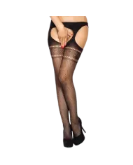 PASSION - COLLANTS AVEC JARRETIÈRE BS002 NOIR PASSION - COLLANTS AVEC JARRETIÈRE BS002 NOIR
