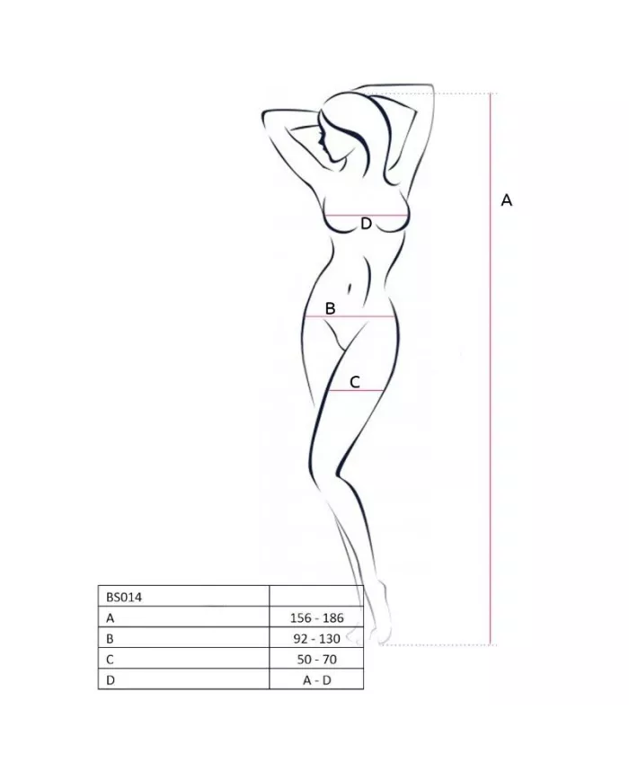 PASSION - FEMME BS014 BODYSTOCKING ROUGE TAILLE UNIQUE PASSION - FEMME BS014 BODYSTOCKING ROUGE TAILLE UNIQUE