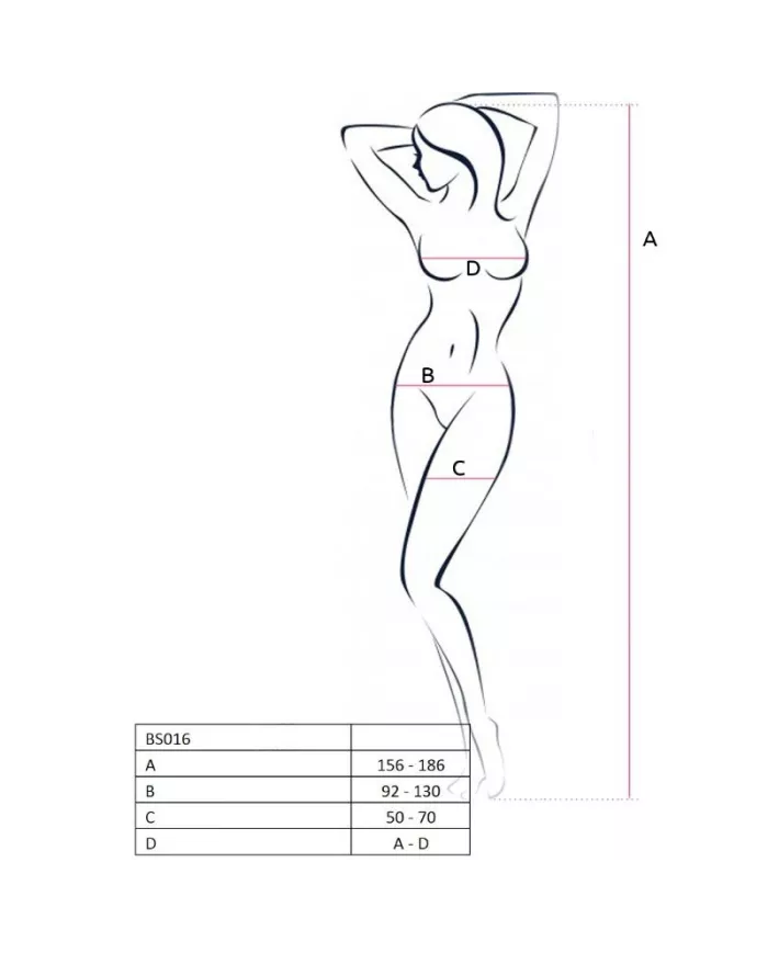 PASSION - FEMME BS016 BODYSTOCKING ROUGE TAILLE UNIQUE PASSION - FEMME BS016 BODYSTOCKING ROUGE TAILLE UNIQUE