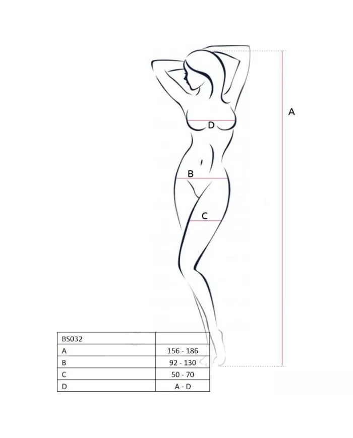 PASSION - FEMME BS032 BODYSTOCKING ROUGE TAILLE UNIQUE PASSION - FEMME BS032 BODYSTOCKING ROUGE TAILLE UNIQUE