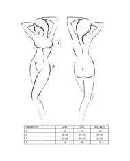 PASSION - ENSEMBLE CANNE FEMME NOIR TAILLE L/XL