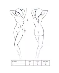 PASSION - ENSEMBLE FEMME SAYLA NOIR TAILLE L/XL