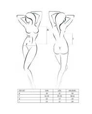 PASSION - ENSEMBLE ZOE FEMME TAILLE S/M PASSION - ENSEMBLE ZOE FEMME TAILLE S/M