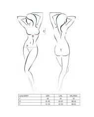 PASSION - FEMME LEILA TEDDY NOIR TAILLE L/XL PASSION - FEMME LEILA TEDDY NOIR TAILLE L/XL