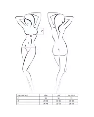 PASSION - FEMME PAULINE ENSEMBLE 3 PIÈCES TAILLE L/XL PASSION - FEMME PAULINE ENSEMBLE 3 PIÈCES TAILLE L/XL