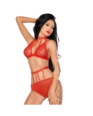 ME-SEDUCE - DOTTY ENSEMBLE DEUX PIÈCES ROUGE S/M