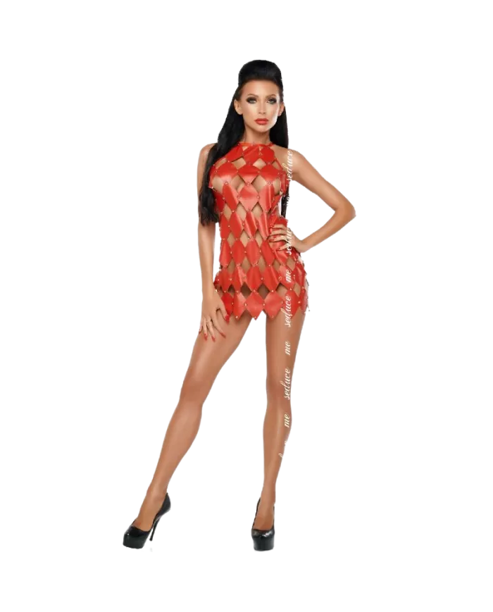 ME-SEDUCE - GWEN ROBE DOS NU ROUGE S/M ME-SEDUCE - GWEN ROBE DOS NU ROUGE S/M