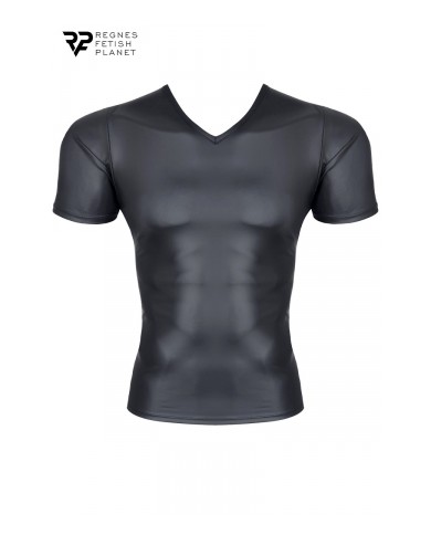 T-shirt wetlook noir - Regnes