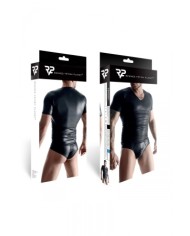 T-shirt wetlook noir - Regnes