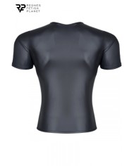 T-shirt wetlook noir - Regnes