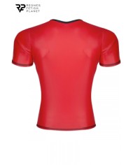 T-shirt wetlook rouge - Regnes