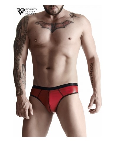 Slip rouge wetlook - Regnes