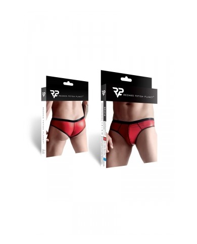 Slip rouge wetlook - Regnes