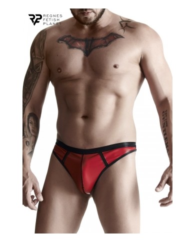String en wetlook rouge - Regnes