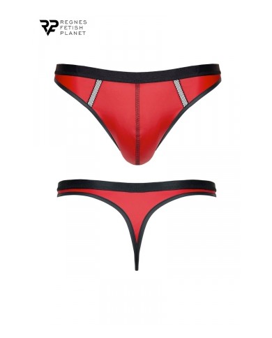 String en wetlook rouge - Regnes