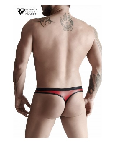 String en wetlook rouge - Regnes
