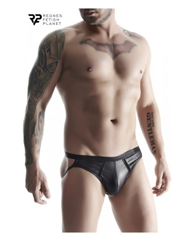 Jock strap noir wetlook - Regnes
