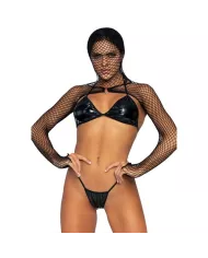 LEG AVENUE - KINK - ENSEMBLE TROIS PIÈCES TAILLE UNIQUE LEG AVENUE - KINK - ENSEMBLE TROIS PIÈCES TAILLE UNIQUE