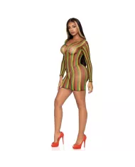 LEG AVENUE - RASTA MINI ROBE TAILLE UNIQUE LEG AVENUE - RASTA MINI ROBE TAILLE UNIQUE