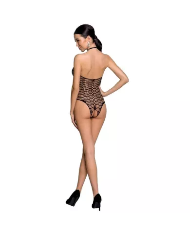 PASSION - FEMME BS087 BODYSTOCKING NOIR TAILLE UNIQUE