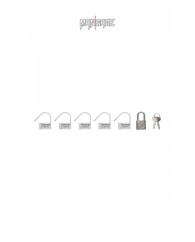 6 Cadenas  blanc - Mancage