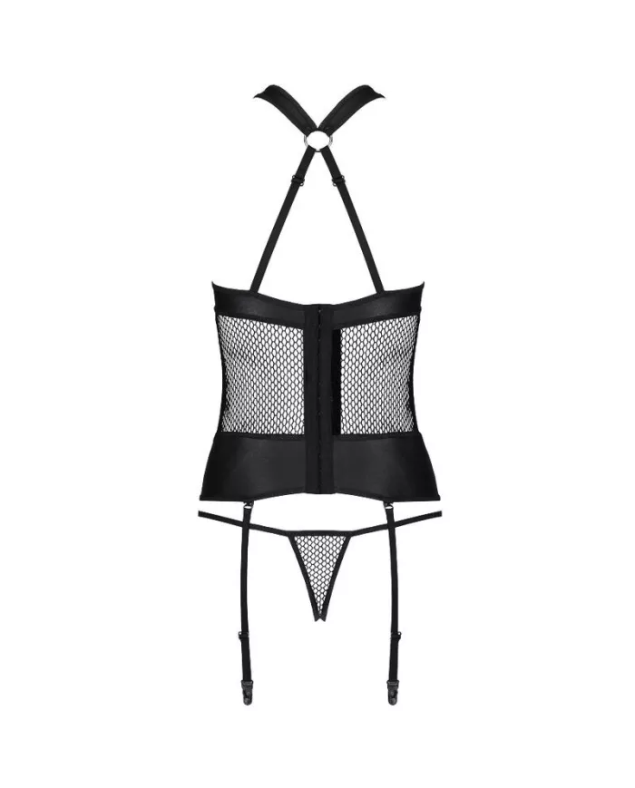 PASSION - AMANDA CORSET CUIR ÉCOLOGIQUE L/XL