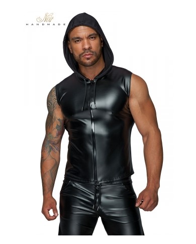 Veste à capuche sans manches H062
