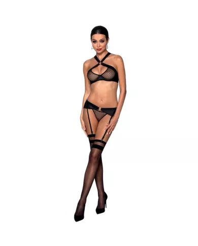 PASSION - ENSEMBLE CUIR ÉCOLOGIQUE AMANDA S/M