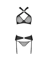 PASSION - ENSEMBLE CUIR ÉCOLOGIQUE AMANDA S/M PASSION - ENSEMBLE CUIR ÉCOLOGIQUE AMANDA S/M