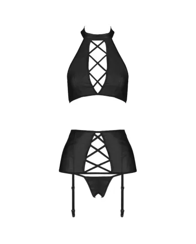 PASSION - ENSEMBLE NANCY CUIR ÉCOLOGIQUE L/XL