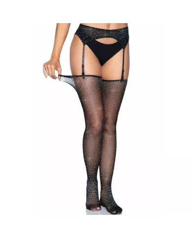 LEG AVENUE - ENSEMBLE PORTE-JARRETELLES ET BAS TAILLE UNIQUE