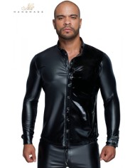Chemise wetlook et vinyle H064