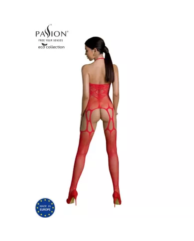PASSION - BODYSTOCKING ECO COLLECTION ECO BS002 ROUGE