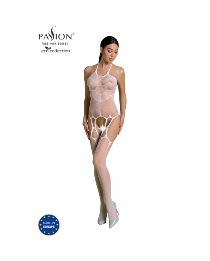PASSION - BODYSTOCKING ECO COLLECTION ECO BS002 BLANC PASSION - BODYSTOCKING ECO COLLECTION ECO BS002 BLANC
