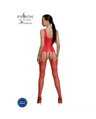 PASSION - BODYSTOCKING ECO COLLECTION ECO BS007 ROUGE PASSION - BODYSTOCKING ECO COLLECTION ECO BS007 ROUGE