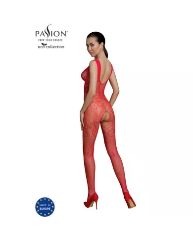 PASSION - BODYSTOCKING ECO COLLECTION ECO BS012 ROUGE PASSION - BODYSTOCKING ECO COLLECTION ECO BS012 ROUGE