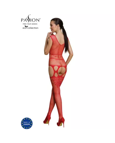 PASSION - BODYSTOCKING ECO COLLECTION ECO BS014 ROUGE PASSION - BODYSTOCKING ECO COLLECTION ECO BS014 ROUGE