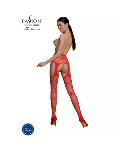 PASSION - BODYSTOCKING ECO COLLECTION ECO S001 ROUGE