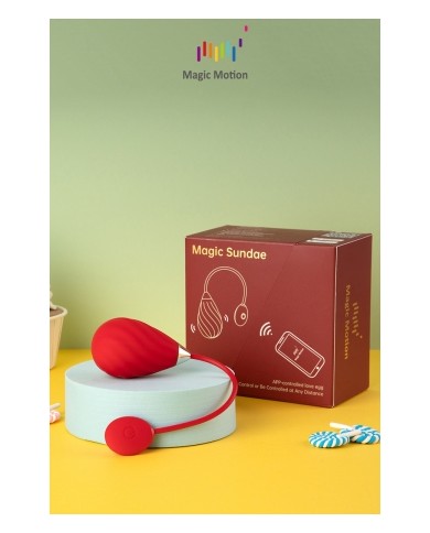 Oeuf vibrant connecté Magic Sundae - Magic Motion