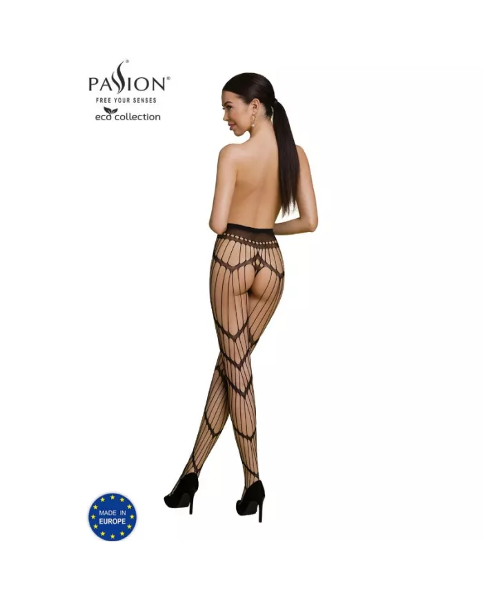 PASSION - BODYSTOCKING ECO COLLECTION ECO S006 NOIR PASSION - BODYSTOCKING ECO COLLECTION ECO S006 NOIR