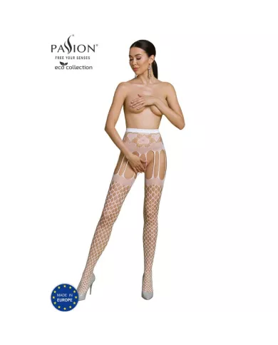 PASSION - BODYSTOCKING ECO COLLECTION ECO S009 BLANC