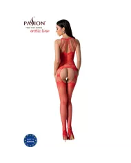 PASSION - BS095 BODYSTOCKING ROUGE TAILLE UNIQUE PASSION - BS095 BODYSTOCKING ROUGE TAILLE UNIQUE