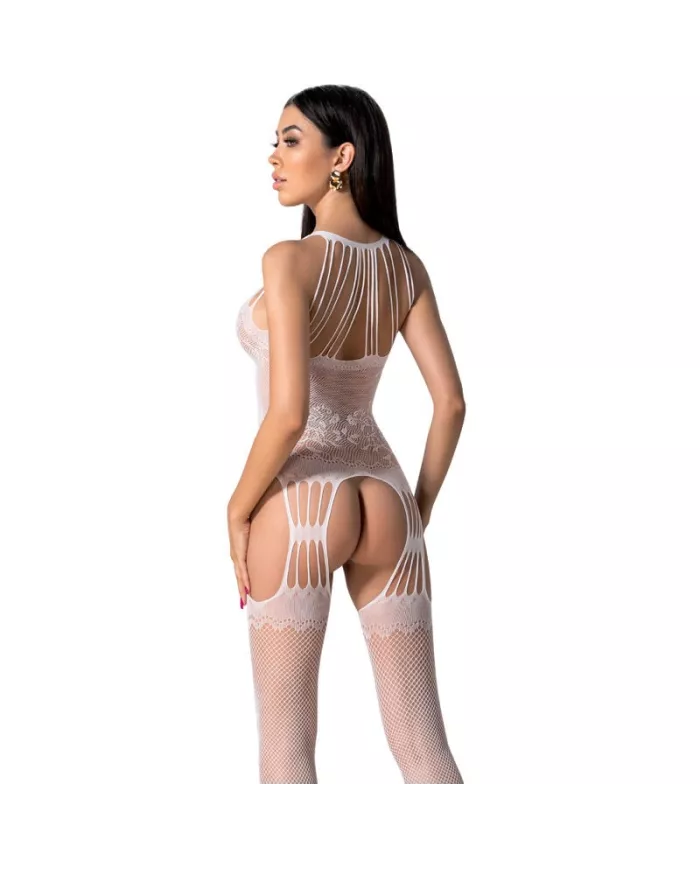 PASSION - BS095 BODYSTOCKING BLANC TAILLE UNIQUE PASSION - BS095 BODYSTOCKING BLANC TAILLE UNIQUE