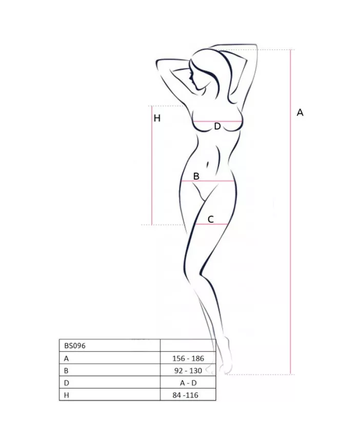 PASSION - BS096 BODYSTOCKING NOIR TAILLE UNIQUE PASSION - BS096 BODYSTOCKING NOIR TAILLE UNIQUE