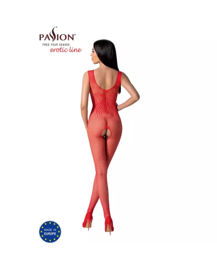 PASSION - BS098 BODYSTOCKING ROUGE TAILLE UNIQUE PASSION - BS098 BODYSTOCKING ROUGE TAILLE UNIQUE